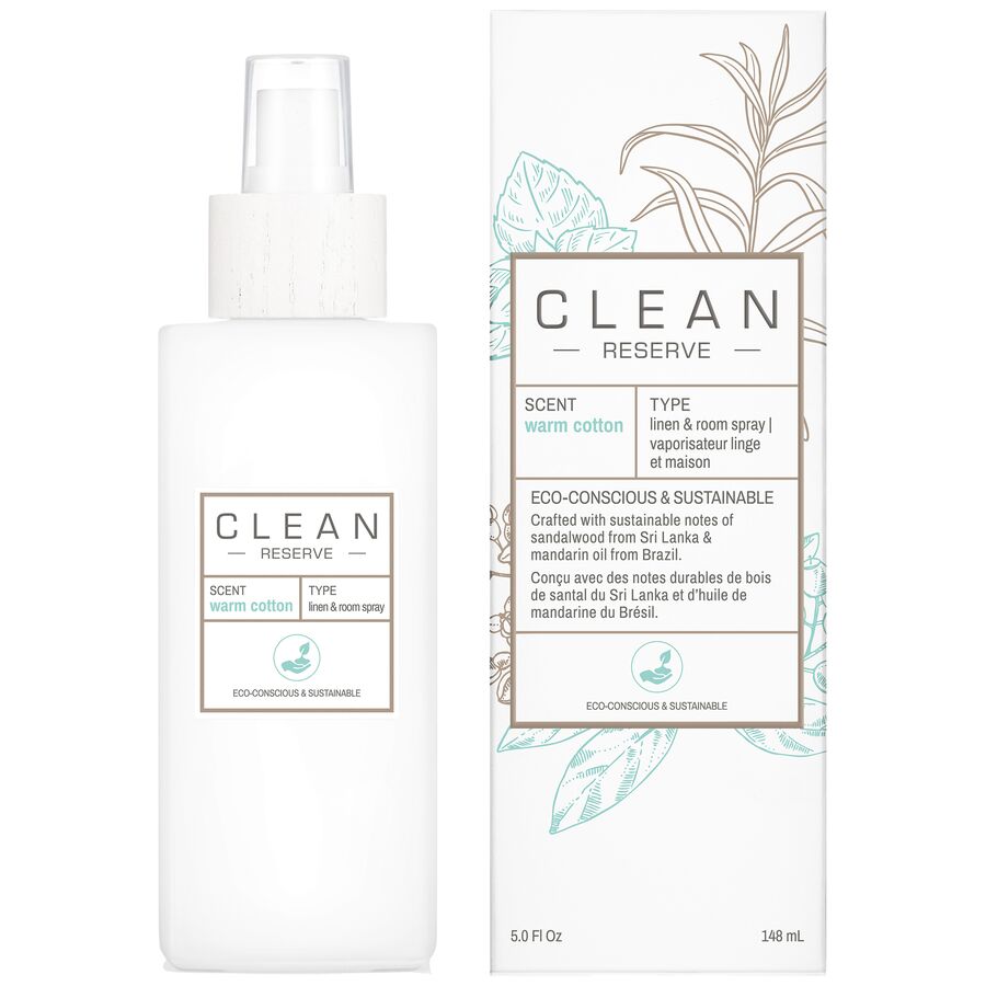 Clean Space Linen & Room Spray Warm Cotton