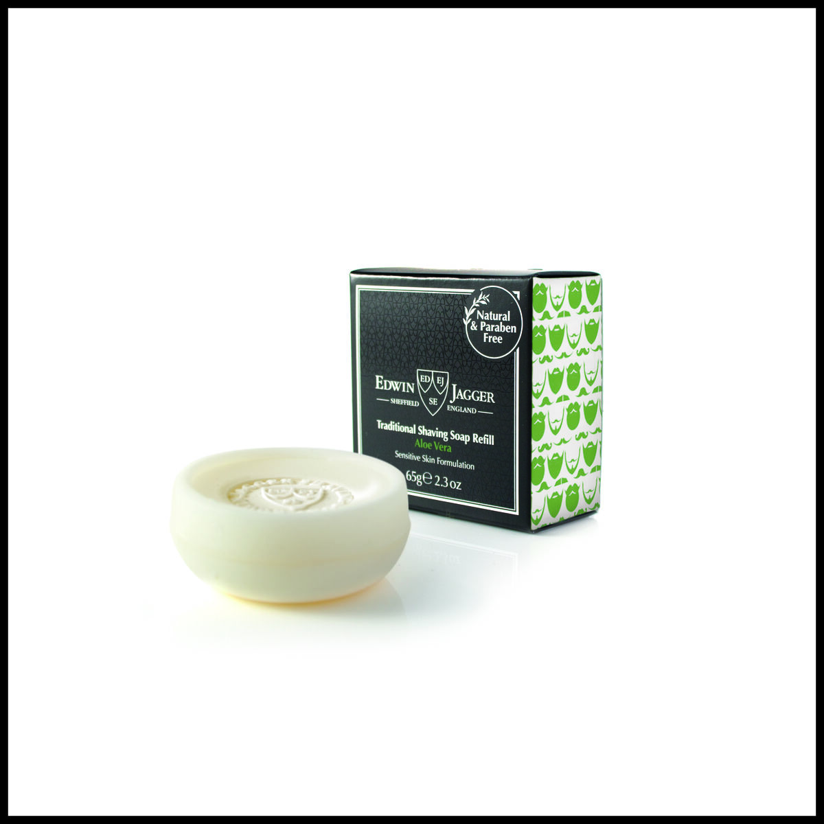 Edwin Jagger Raktvål Refill Aloe Vera 65g