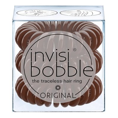 Invisi Bobble Pretzel Brown Traceless Hair Rings