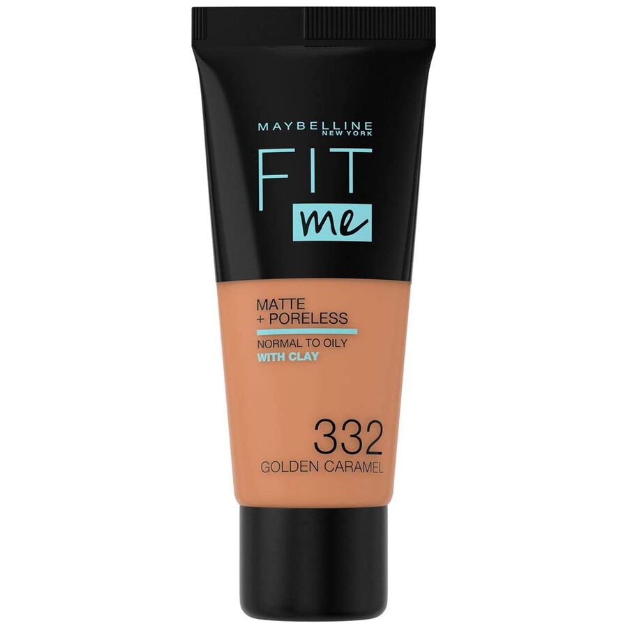 Maybelline Fit Me Matte + Poreless Foundation 332 Golden Caramel