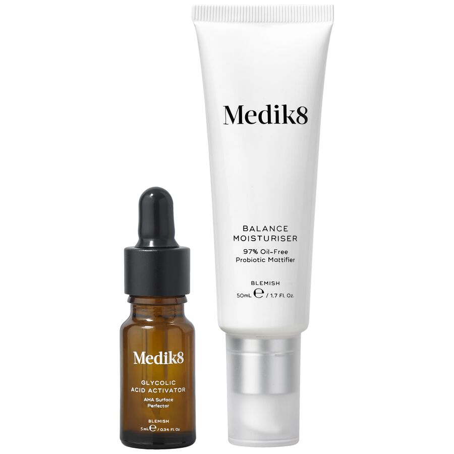 Medik8 Balance Moisturiser & Glycolic Acid Activator 50 + 10ml